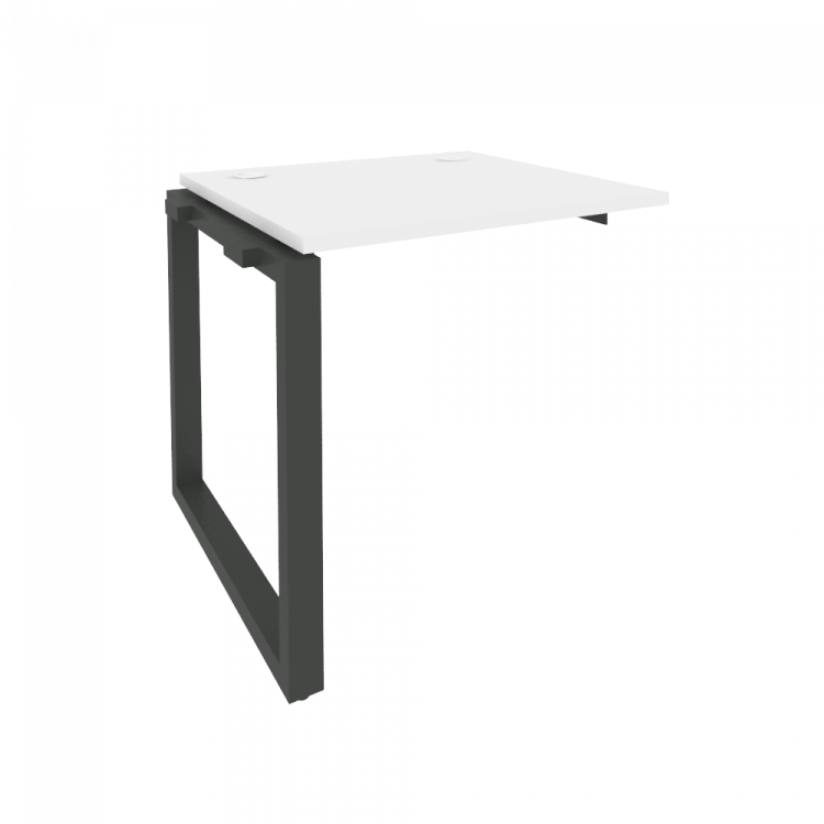 Onix Наборный элемент рабочей станции на О-образном м/к O.MO-1.NRS-0.7 Белый Бриллиант/Металл Антрац