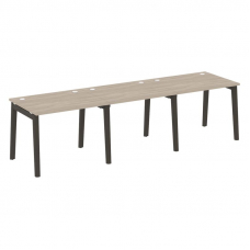 Onix Wood Рабочая станция OW.RS-3.1.8 Дуб Аттик/Дуб Темный/Металл Антрацит 2940*800*750