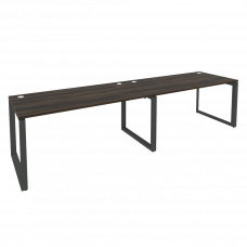 Onix Рабочая станция на О-образном м/к O.MO-RS-2.4.8 Дуб Мали/Металл Антрацит 3160*800*750