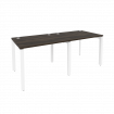 Onix Рабочая станция на П-образном м/к O.MP-RS-2.1.8 Дуб Мали/Металл Белый 1960*800*750