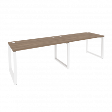 Onix Рабочая станция на О-образном м/к O.MO-RS-2.3.7 Дуб Аризона/Металл Белый 2760*720*750