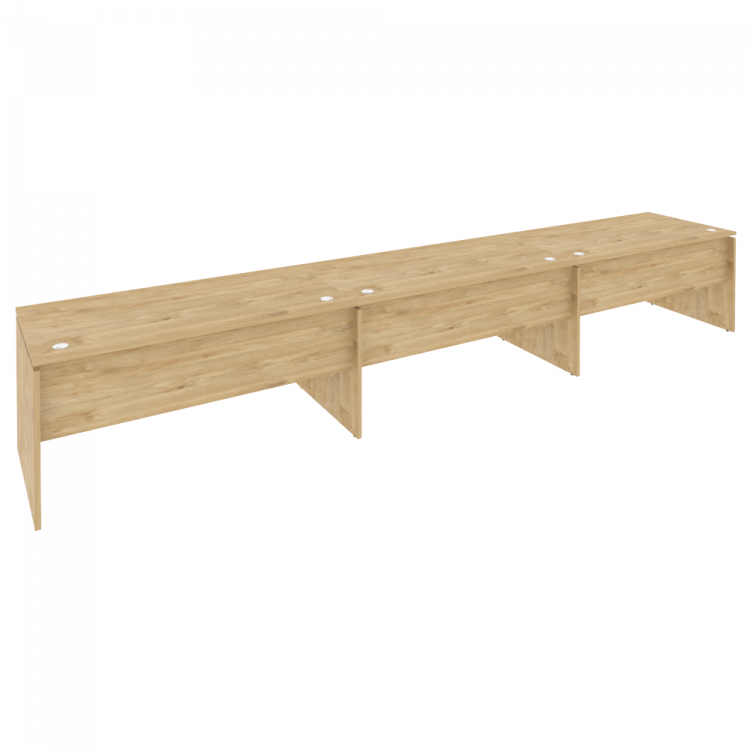 Onix Рабочая станция O.RS-3.4.8 Тиквуд Светлый 4740*800*750