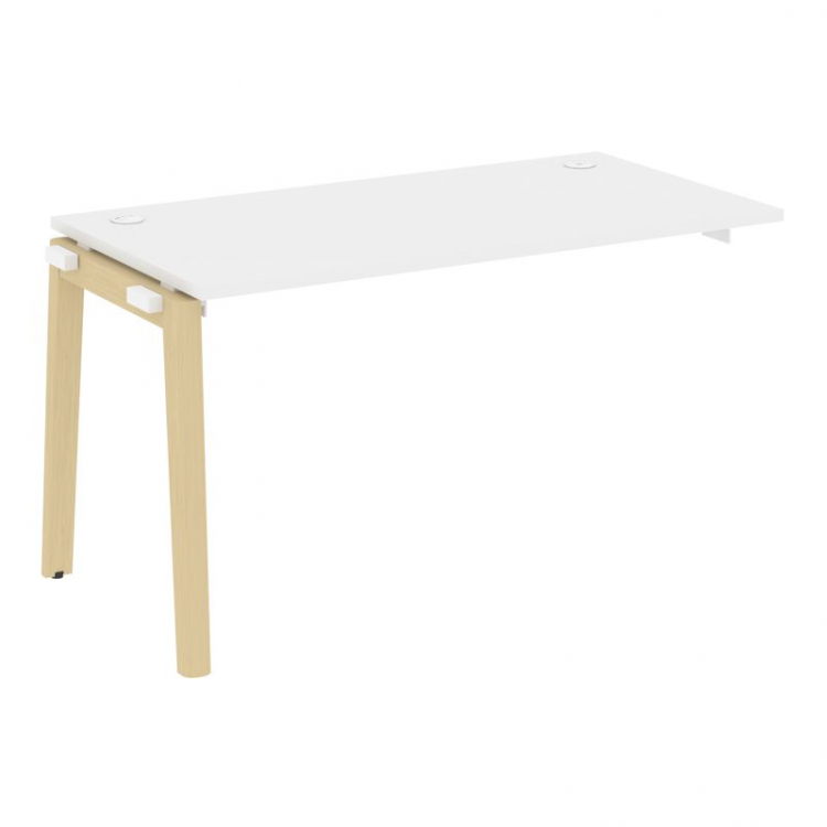 Onix Wood Наборный эл. раб. станции OW.1.NRS-3.7 Белый Бриллиант/Дуб Светлый/Металл Белый 1380*720*7