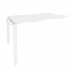 Onix Наборный элемент рабочей станции на П-образном м/к O.MP-1.NRS-3.8 Белый Бриллиант/Металл Белый