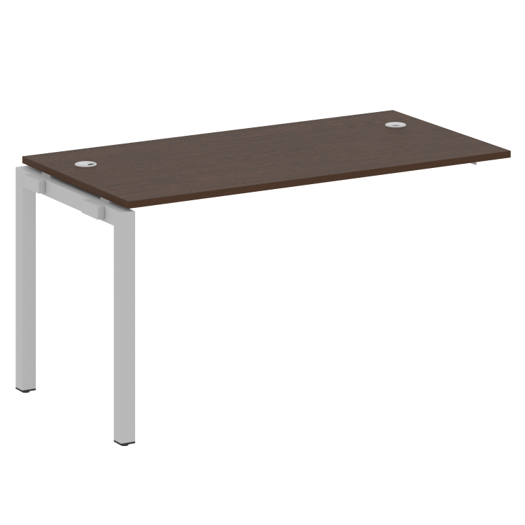 Metal System Quattro Проходной элемент рабочей станции на П-образном м/к 50БП.ПРС-СП-1.3 Венге Цаво/