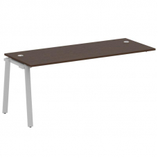 Metal System Проходной элемент рабочей станции на А-образном м/к БА.ПРС-СП-1.5 Венге Цаво/Металл Сер