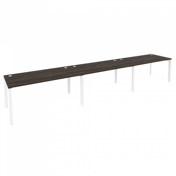 Оникс Рабочая станция на П-образном м/к O.MP-RS-3.4.8 Дуб Мали/Металл Белый 4740*800*750