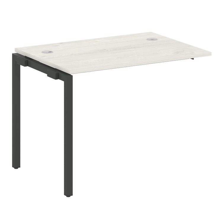 Metal System Quattro Проходной элемент рабочей станции на П-образном м/к 40БП.ПРС-СП-1.1 Дуб Наварра