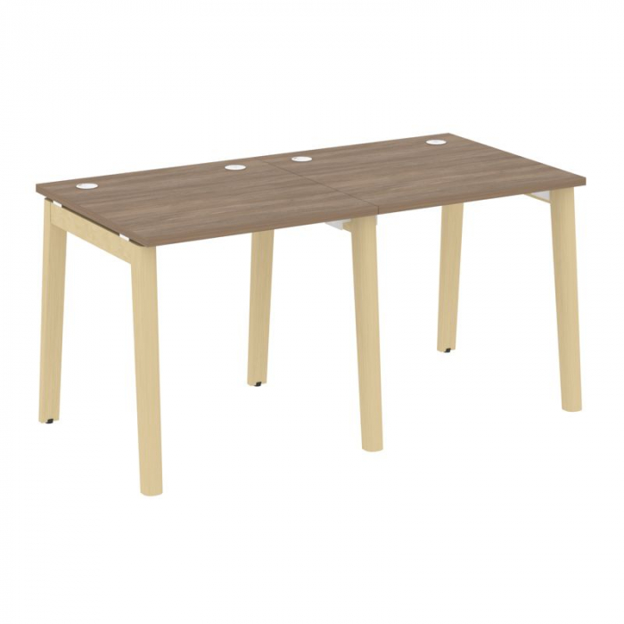 Onix Wood Рабочая станция OW.RS-2.0.8 Дуб Аризона/Дуб Светлый/Металл Белый 1560*800*750