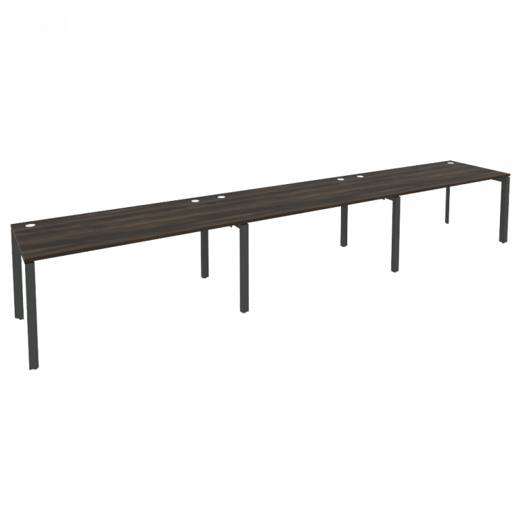 Onix Рабочая станция на П-образном м/к O.MP-RS-3.4.8 Дуб Мали/Металл Антрацит 4740*800*750