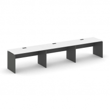 Style Project Рабочая станция 1 сторон. SN-D.ORS-034 Белый/Антрацит/Черная Заглушка 4740*600*750