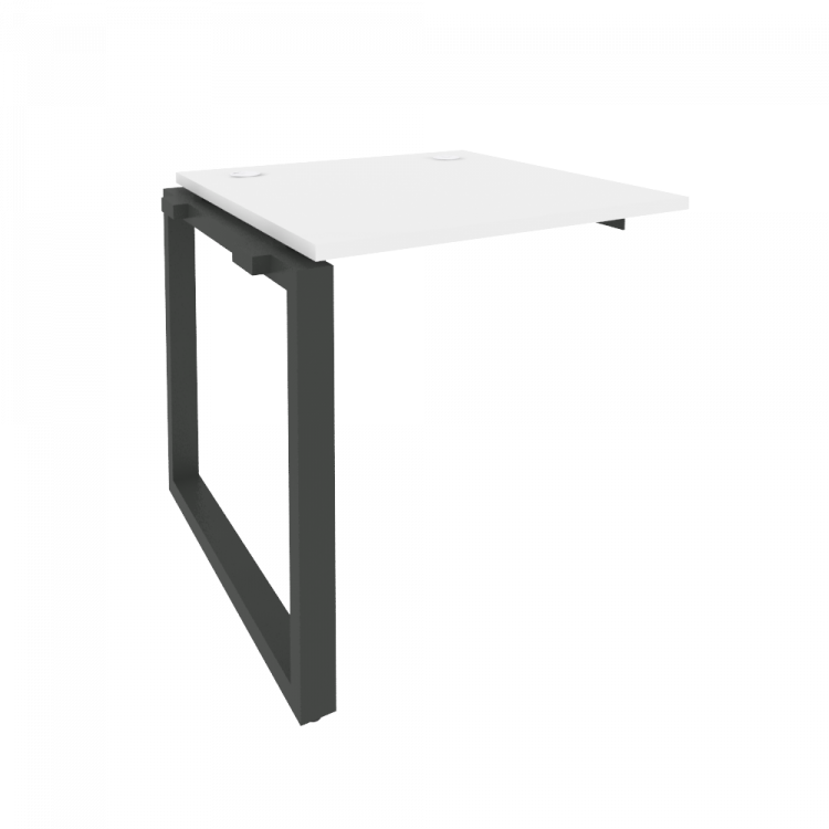 Onix Наборный элемент рабочей станции на О-образном м/к O.MO-1.NRS-0.8 Белый Бриллиант/Металл Антрац