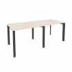 Onix Рабочая станция на П-образном м/к O.MP-RS-2.1.8 Денвер Светлый/Металл Антрацит 1960*800*750