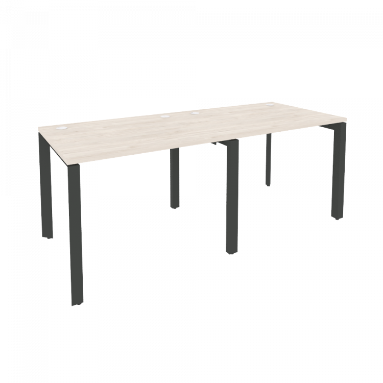 Onix Рабочая станция на П-образном м/к O.MP-RS-2.1.8 Денвер Светлый/Металл Антрацит 1960*800*750