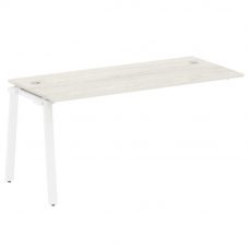 Metal System Проходной элемент рабочей станции на А-образном м/к БА.ПРС-СП-1.4 Дуб Наварра/Металл Бе