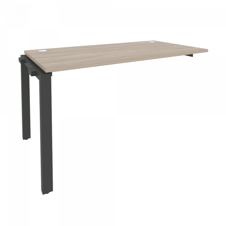 Onix Наборный элемент рабочей станции на П-образном м/к O.MP-1.NRS-3.7 Дуб Аттик/Металл Антрацит 138