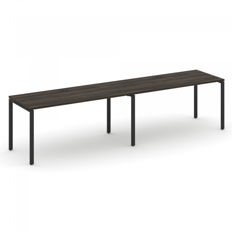 Concept Рабочая станция 2 места CN.ORS-004 Дуб Мали/Металл Черный 3160*720*750