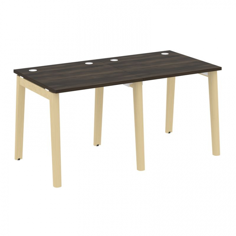 Onix Wood Рабочая станция OW.RS-2.0.8 Дуб Мали/Дуб Светлый/Металл Белый 1560*800*750