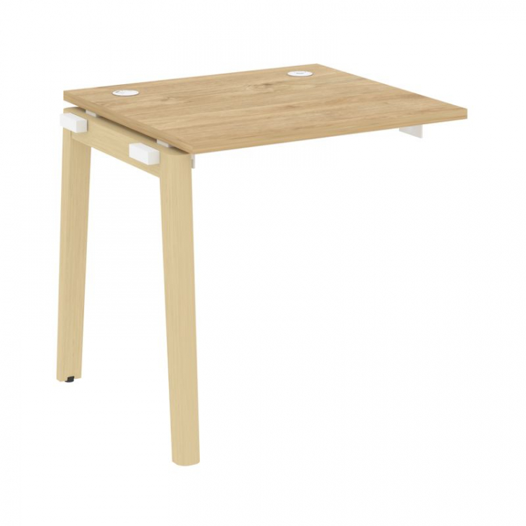 Onix Wood Наборный эл. раб. станции OW.1.NRS-0.7 Тиквуд Светлый/Дуб Светлый/Металл Белый 780*720*750