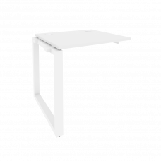 Onix Наборный элемент рабочей станции на О-образном м/к O.MO-1.NRS-0.7 Белый Бриллиант/Металл Белый
