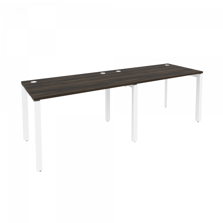 Onix Рабочая станция на П-образном м/к O.MP-RS-2.2.7 Дуб Мали/Металл Белый 2360*720*750