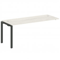 Metal System Проходной элемент рабочей станции на П-образном м/к БП.ПРС-СП-1.5 Дуб Наварра/Металл Ан