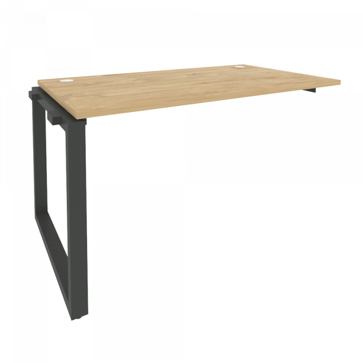 Onix Наборный элемент рабочей станции на О-образном м/к O.MO-1.NRS-3.8 Тиквуд Светлый/Металл Антраци