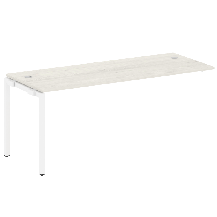 Metal System Quattro Проходной элемент рабочей станции на П-образном м/к 40БП.ПРС-СП-1.5 Дуб Наварра