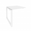 Onix Наборный элемент рабочей станции на О-образном м/к O.MO-1.NRS-0.8 Белый Бриллиант/Металл Белый