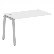 Metal System Проходной элемент рабочей станции на А-образном м/к БА.ПРС-СП-1.2 Белый/Металл Серый 12