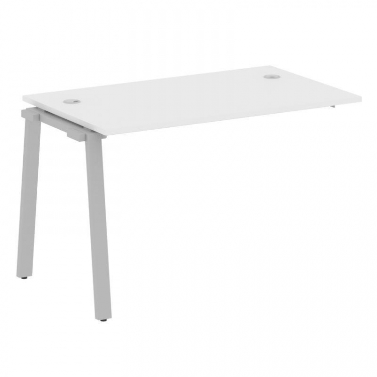 Metal System Проходной элемент рабочей станции на А-образном м/к БА.ПРС-СП-1.2 Белый/Металл Серый 12