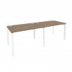 Onix Рабочая станция на П-образном м/к O.MP-RS-2.2.8 Дуб Аризона/Металл Белый 2360*800*750