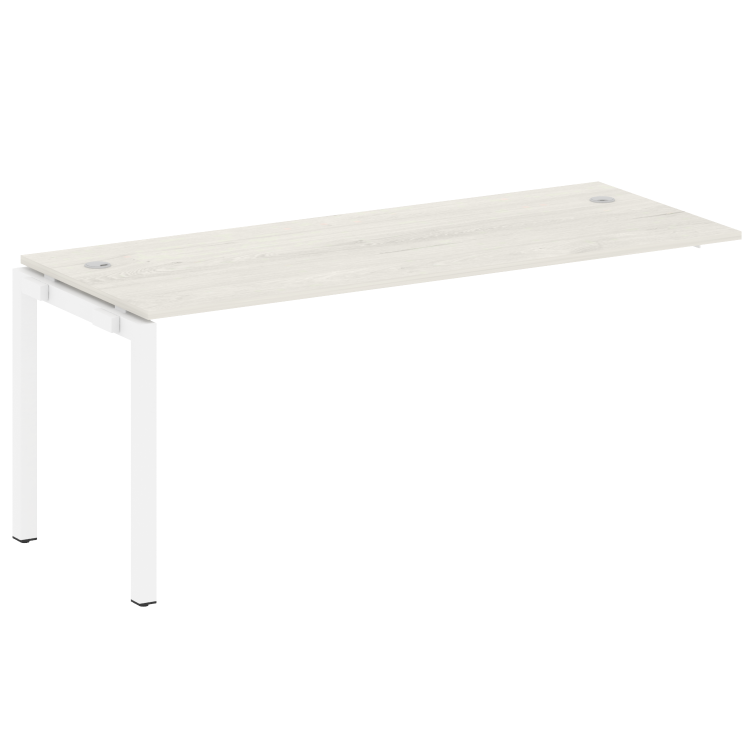 Metal System Quattro Проходной элемент рабочей станции на П-образном м/к 50БП.ПРС-СП-1.5 Дуб Наварра