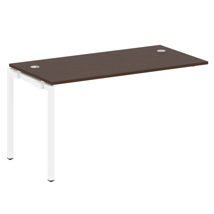 Metal System Quattro Проходной элемент рабочей станции на П-образном м/к 40БП.ПРС-СП-1.3 Венге Цаво/