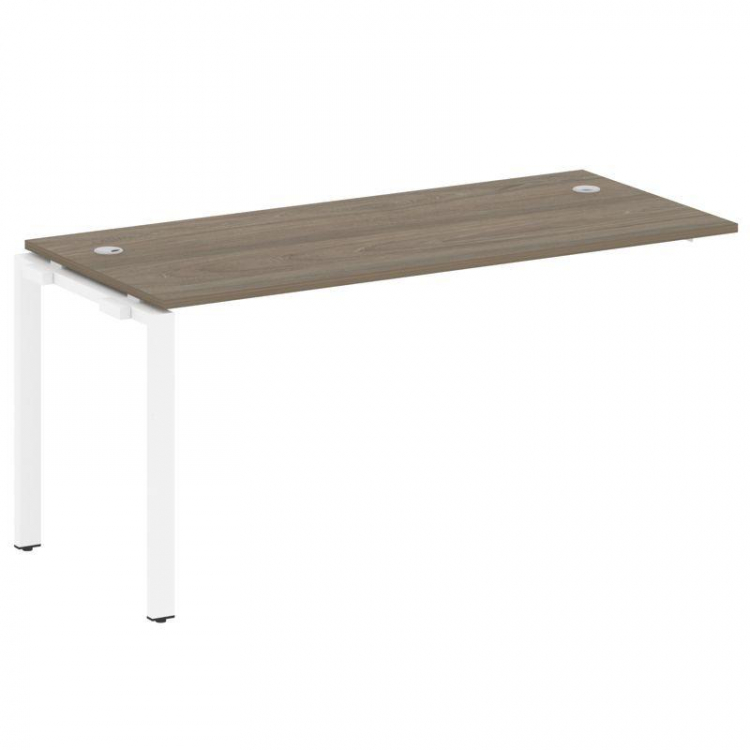 Metal System Проходной элемент рабочей станции на П-образном м/к БП.ПРС-СП-1.4 Вяз Благородный/Метал