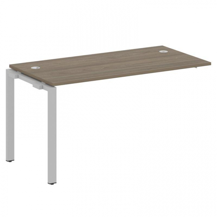 Metal System Проходной элемент рабочей станции на П-образном м/к БП.ПРС-СП-1.3 Вяз Благородный/Метал