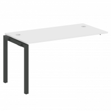 Metal System Quattro Проходной элемент рабочей станции на П-образном м/к 50БП.ПРС-СП-1.3 Белый/Метал