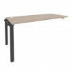 Onix Наборный элемент рабочей станции на П-образном м/к O.MP-1.NRS-4.7 Дуб Аттик/Металл Антрацит 158