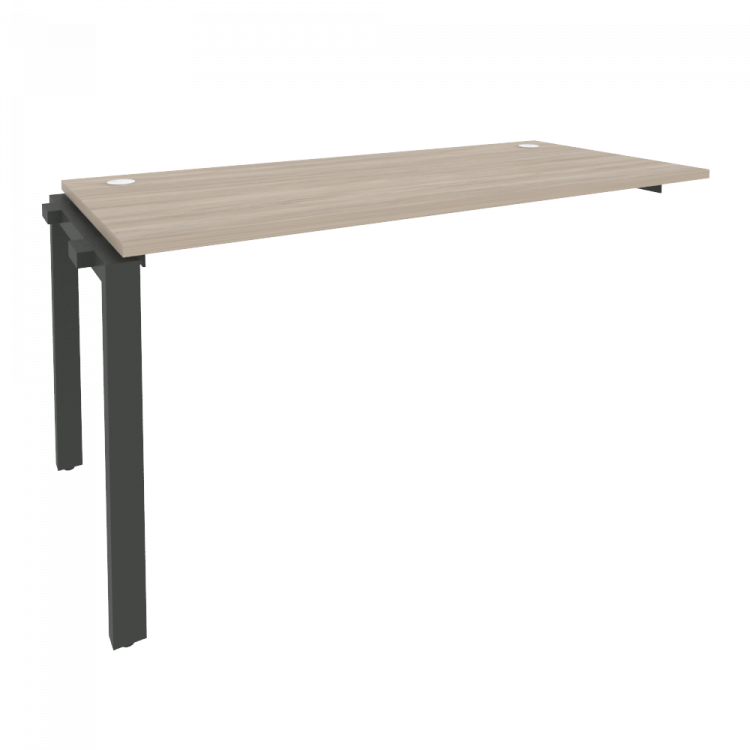 Onix Наборный элемент рабочей станции на П-образном м/к O.MP-1.NRS-4.7 Дуб Аттик/Металл Антрацит 158