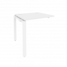 Onix Наборный элемент рабочей станции на П-образном м/к O.MP-1.NRS-0.7 Белый Бриллиант/Металл Белый