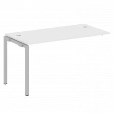 Metal System Quattro Проходной элемент рабочей станции на П-образном м/к 40БП.ПРС-СП-1.3 Белый/Метал