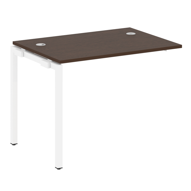 Metal System Quattro Проходной элемент рабочей станции на П-образном м/к 40БП.ПРС-СП-1.1 Венге Цаво/