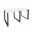 Onix Рабочая станция на О-образном м/к O.MO-RS-2.0.8 Белый Бриллиант/Металл Антрацит 1560*800*750
