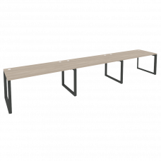 Onix Рабочая станция на О-образном м/к O.MO-RS-3.4.8 Дуб Аттик/Металл Антрацит 4740*800*750