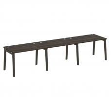 Onix Wood Рабочая станция OW.RS-3.2.8 Дуб Мали/Дуб Темный/Металл Антрацит 3540*800*750