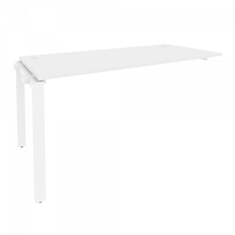 Onix Наборный элемент рабочей станции на П-образном м/к O.MP-1.NRS-4.7 Белый Бриллиант/Металл Белый