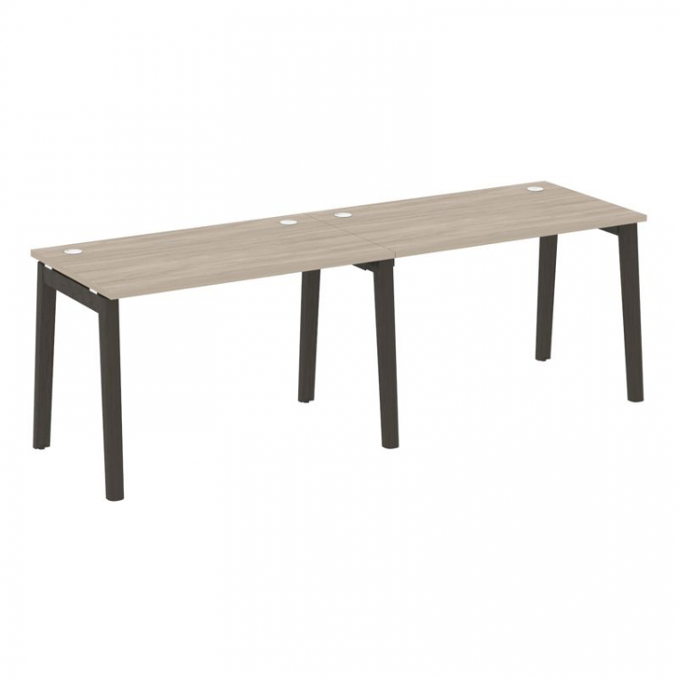 Onix Wood Рабочая станция OW.RS-2.2.7 Дуб Аттик/Дуб Темный/Металл Антрацит 2360*720*750