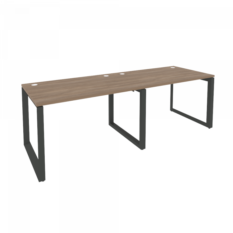 Onix Рабочая станция на О-образном м/к O.MO-RS-2.2.8 Дуб Аризона/Металл Антрацит 2360*800*750