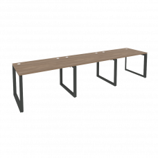 Onix Рабочая станция на О-образном м/к O.MO-RS-3.2.8 Дуб Аризона/Металл Антрацит 3540*800*750