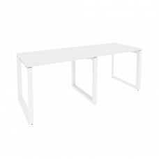 Onix Рабочая станция на О-образном м/к O.MO-RS-2.1.7 Белый Бриллиант/Металл Белый 1960*720*750